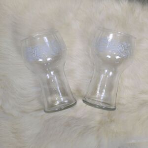 Vintage Lot of 2 Silver Pepsi Cola Collector Cups Mugs 6" Tall